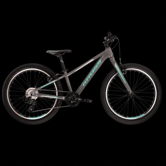 Bicicleta KROSS LEA JR 2.0 24" S DAMA GRI-TURCOAZ 