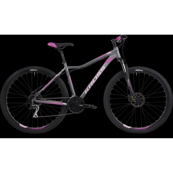 Bicicleta KROSS LEA 5.0 27,5" XXS DAMA GRI-ROZ 