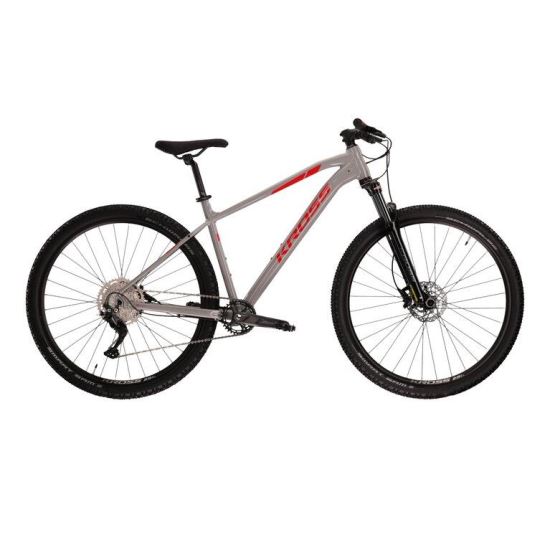 Bicicleta KROSS LEVEL 4.0 29" L GRI-ROSU 