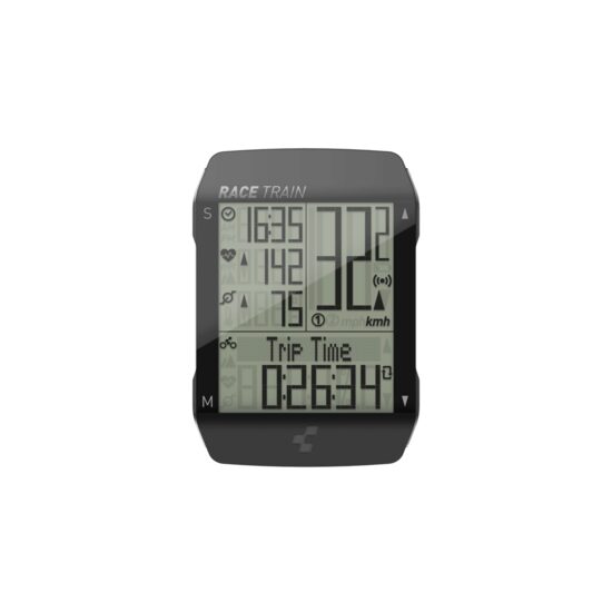 CICLOCOMPUTER CUBE RACE TRAIN WIRELESS Negru
